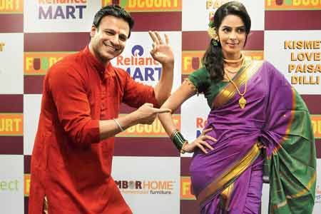 Vivek, Mallika promote 'Kismet Love Paisa Dilli'